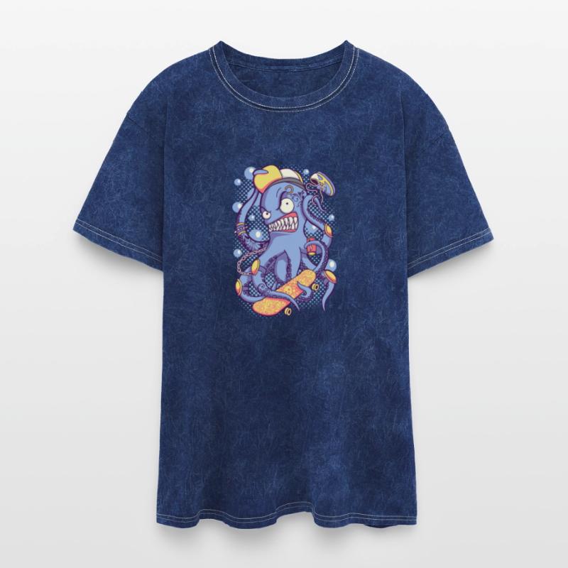 skater evil octopus monster fangs