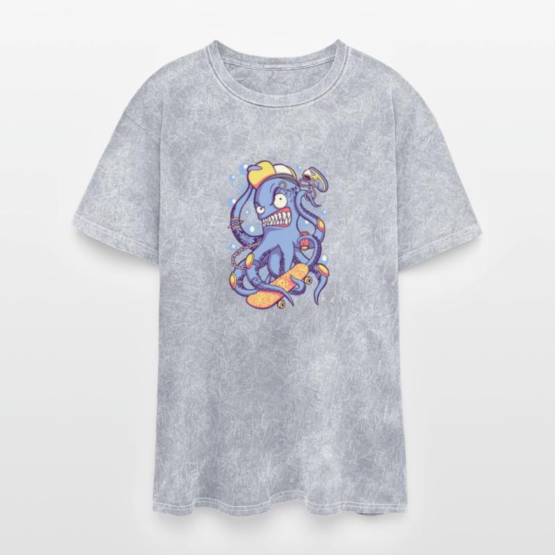 skater evil octopus monster fangs