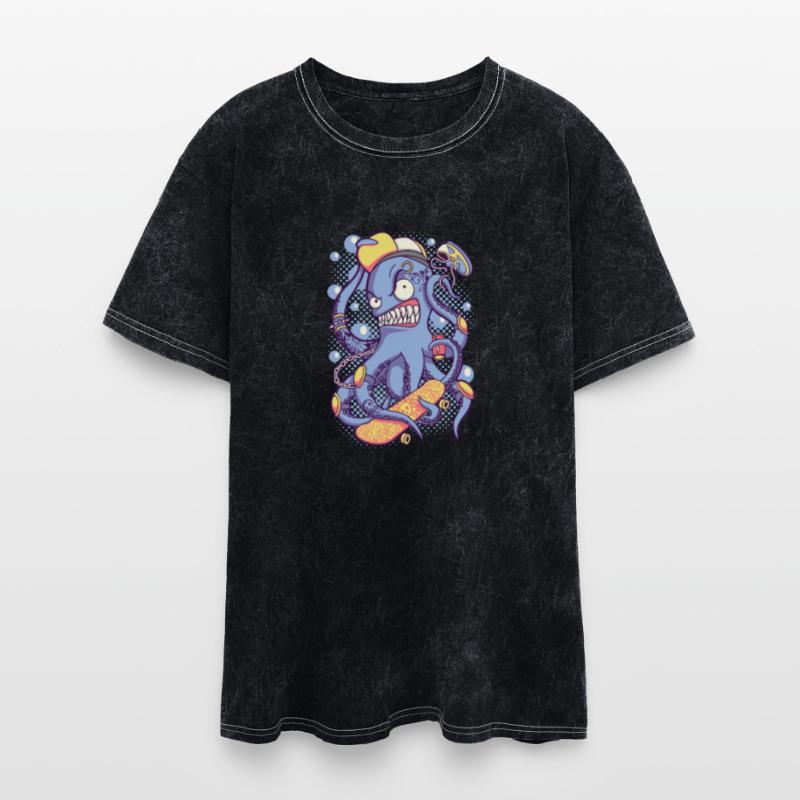 skater evil octopus monster fangs