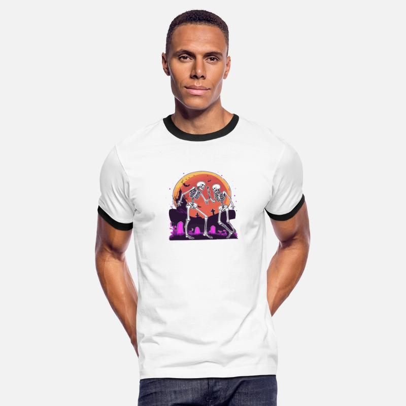"Skeletal Dance-Off Under Neon Moon" Tee