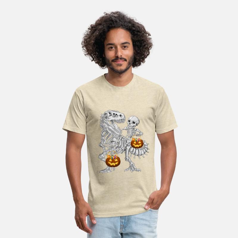 Skeleton Riding Skeleton Dino Pumpkin Halloween