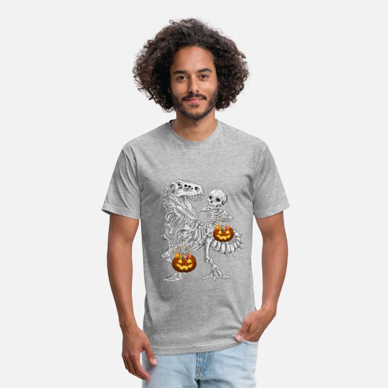 Skeleton Riding Skeleton Dino Pumpkin Halloween