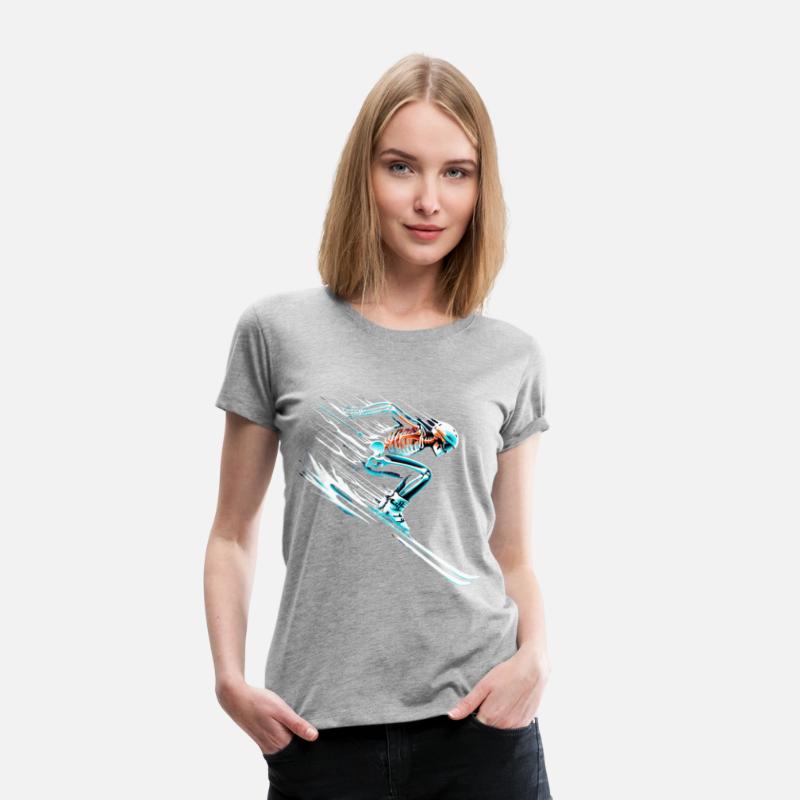 Skiing Skeleton Speed Thrill Adventure