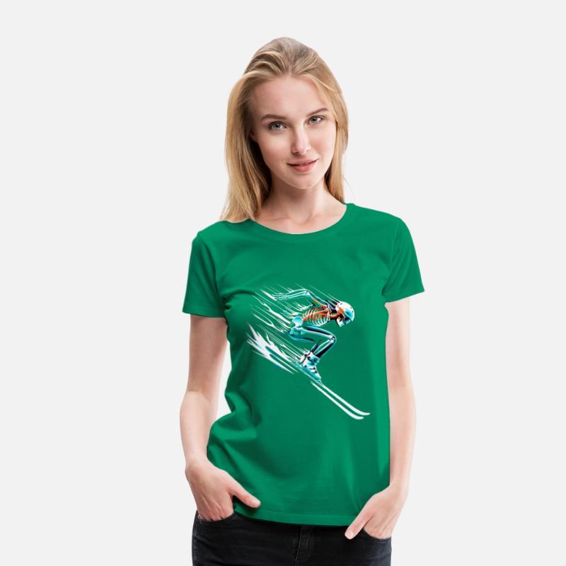 Skiing Skeleton Speed Thrill Adventure