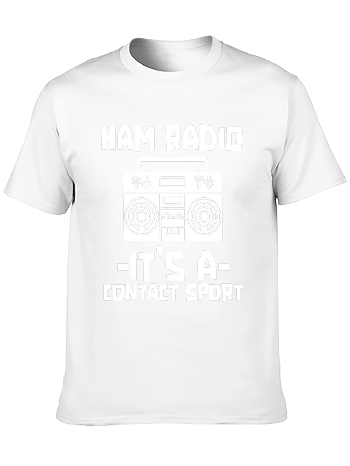 Ham Radio Contact Sport Graphic T-Shirt