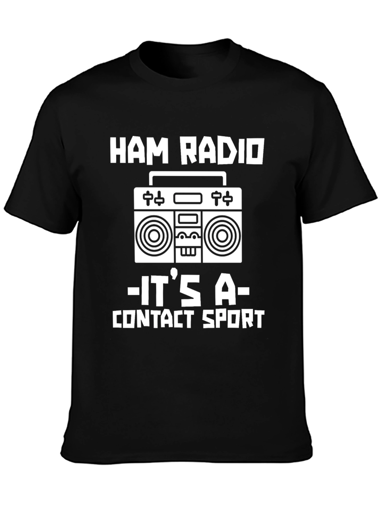 Ham Radio Contact Sport Graphic T-Shirt