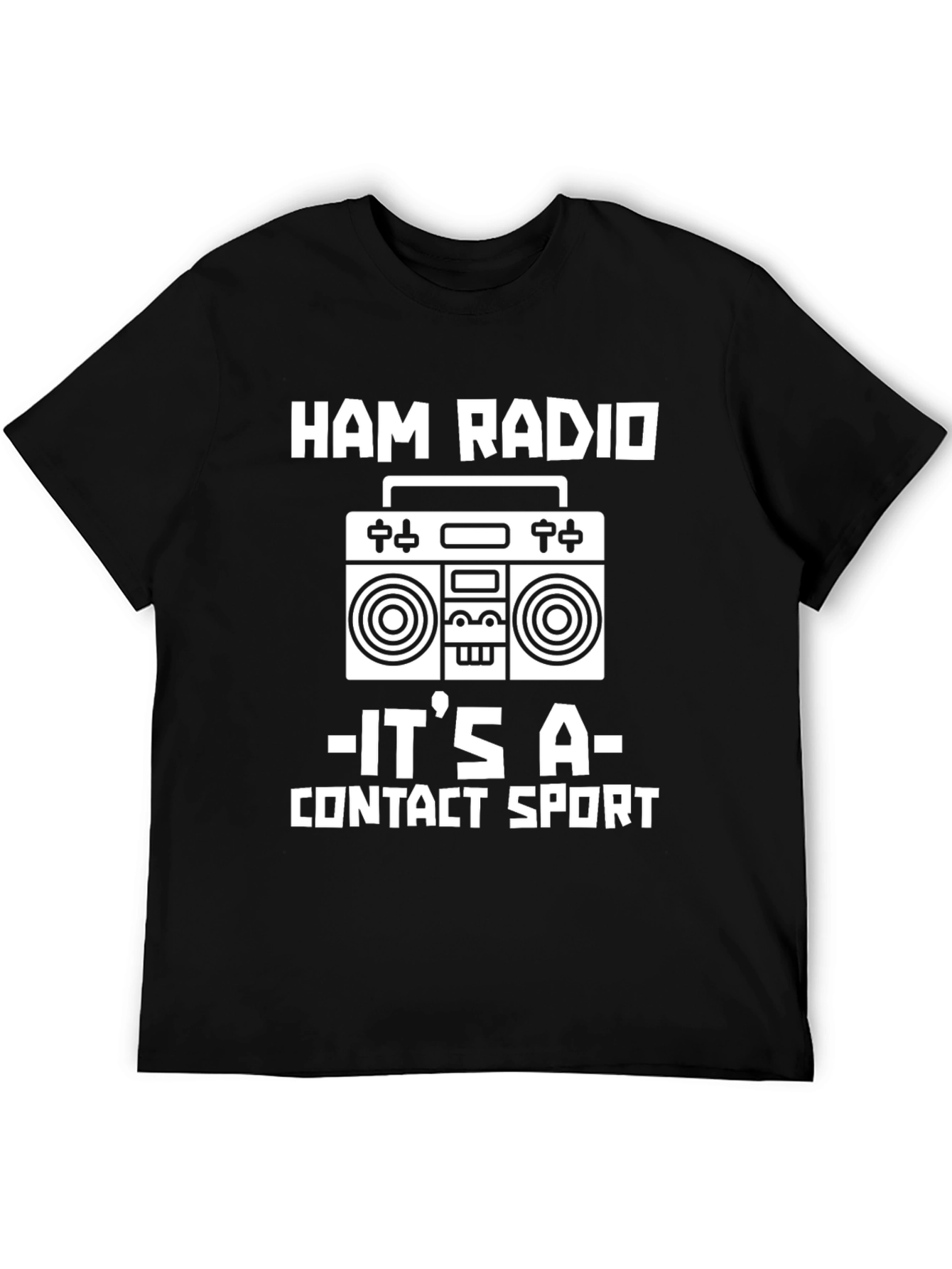 Ham Radio Contact Sport Graphic T-Shirt