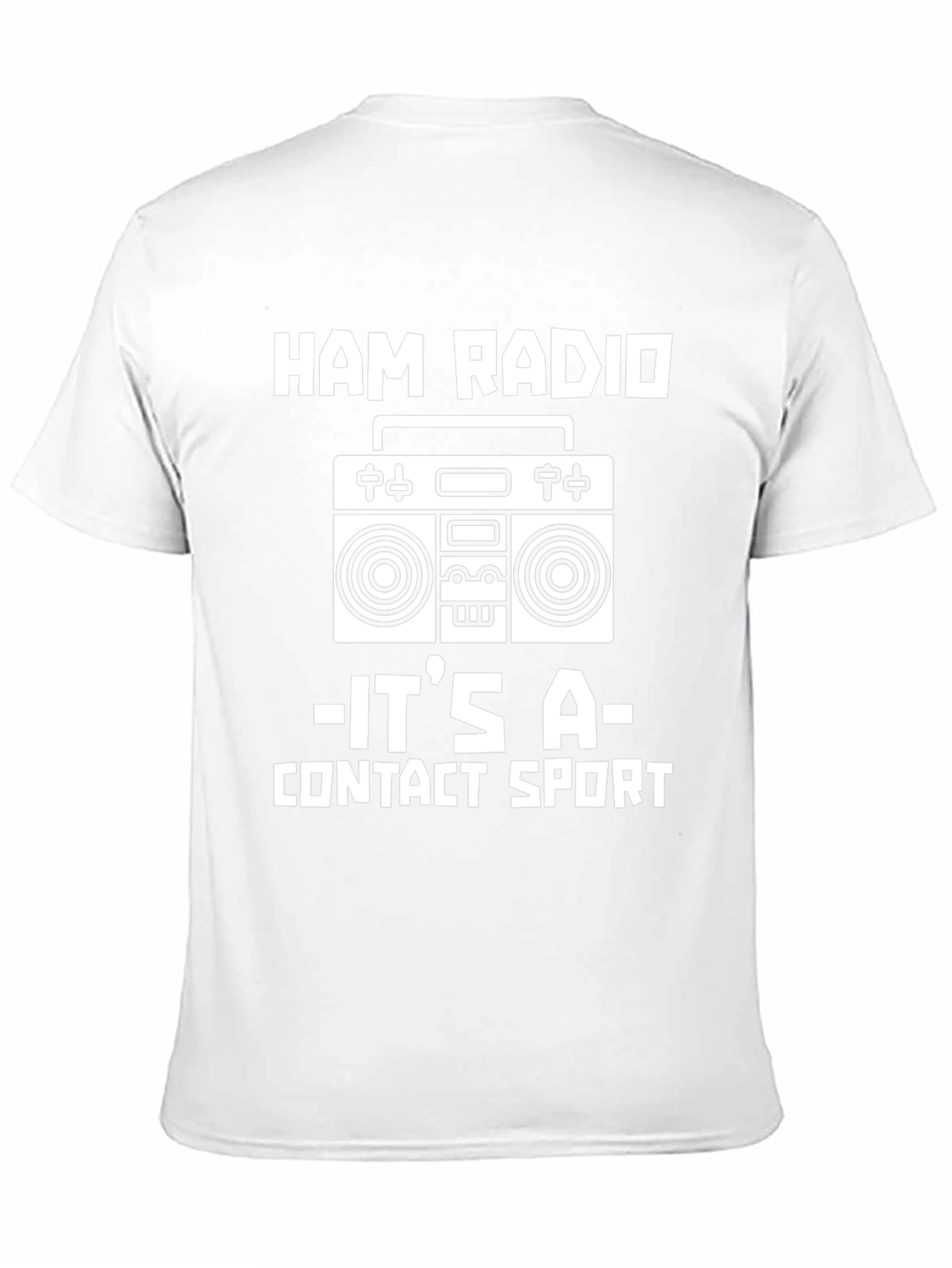 Ham Radio Contact Sport Graphic T-Shirt