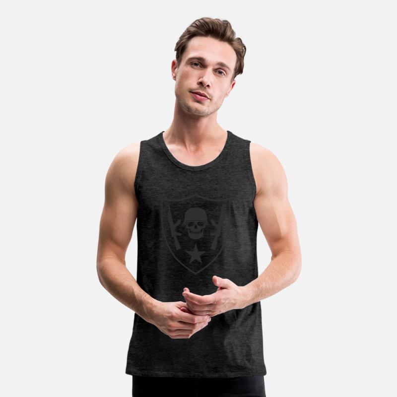 Skull and rifles coat of arms 02