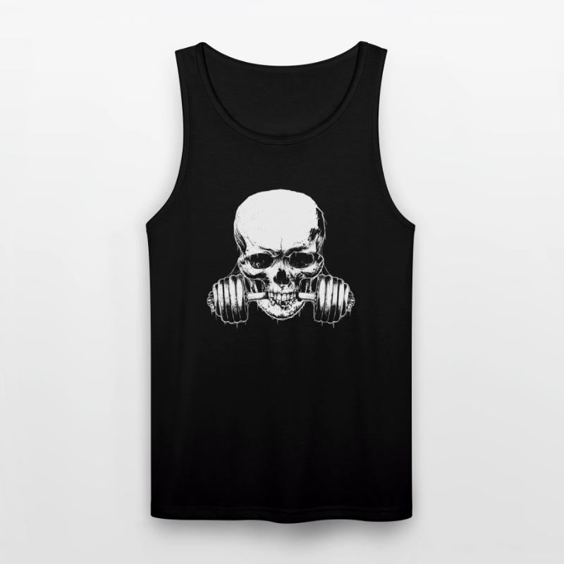 Skull Barbell Hardcore Gym Weightlifting Workout