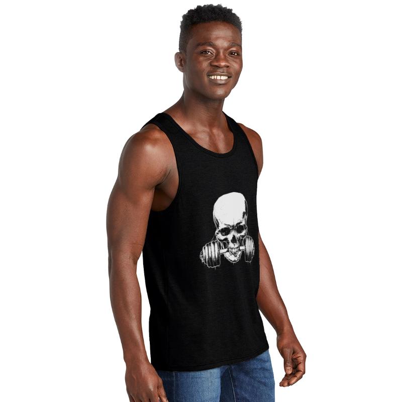 Skull Barbell Hardcore Gym Weightlifting Workout
