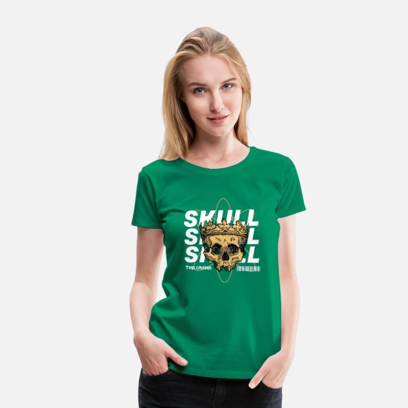 Skull the grown design