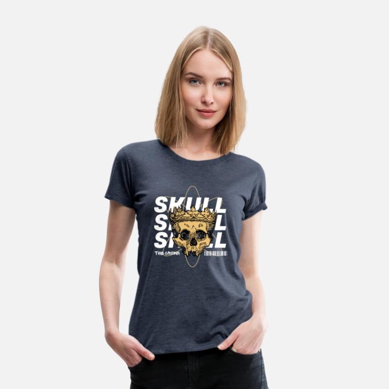 Skull the grown design
