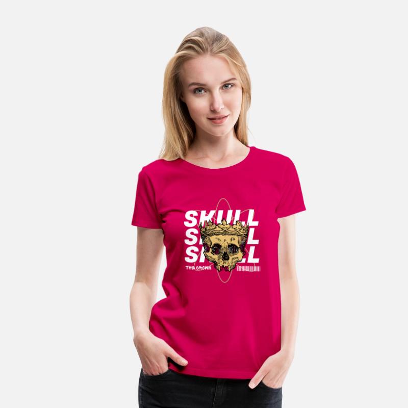 Skull the grown design
