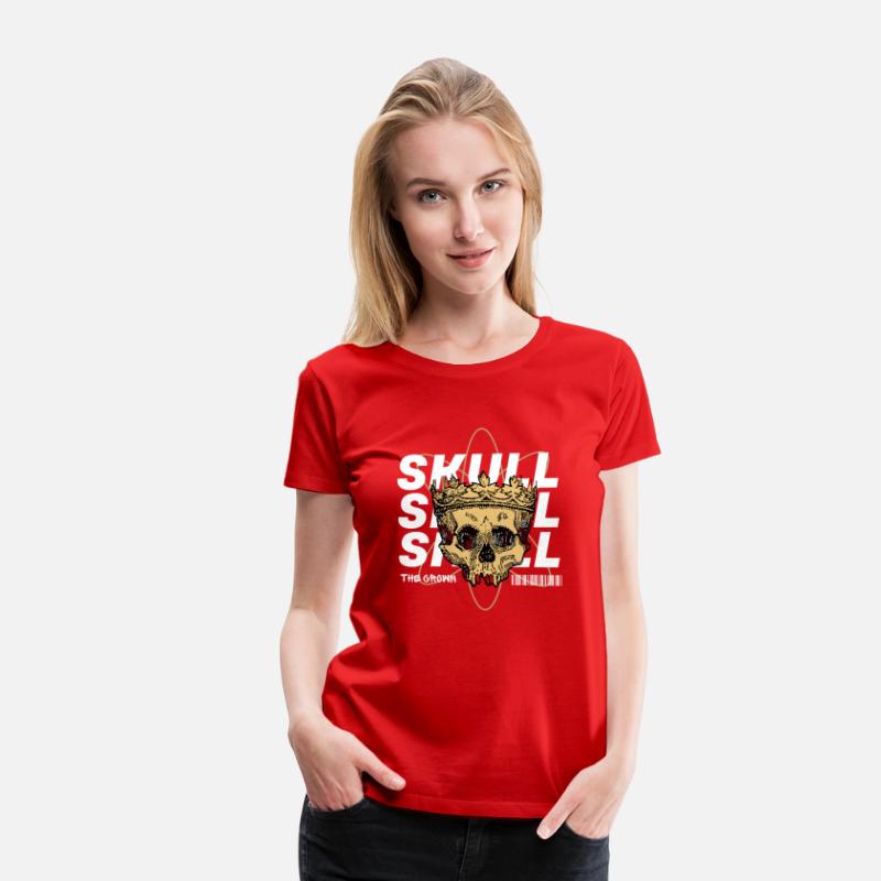 Skull the grown design