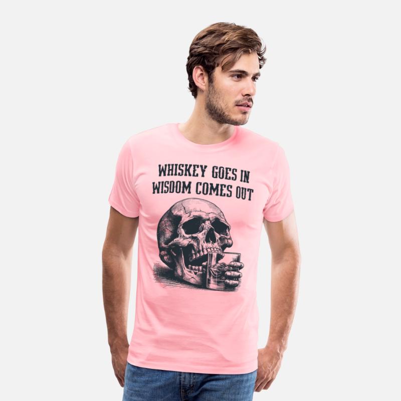Skull Whiskey Goes In Wisdom Comes Out
