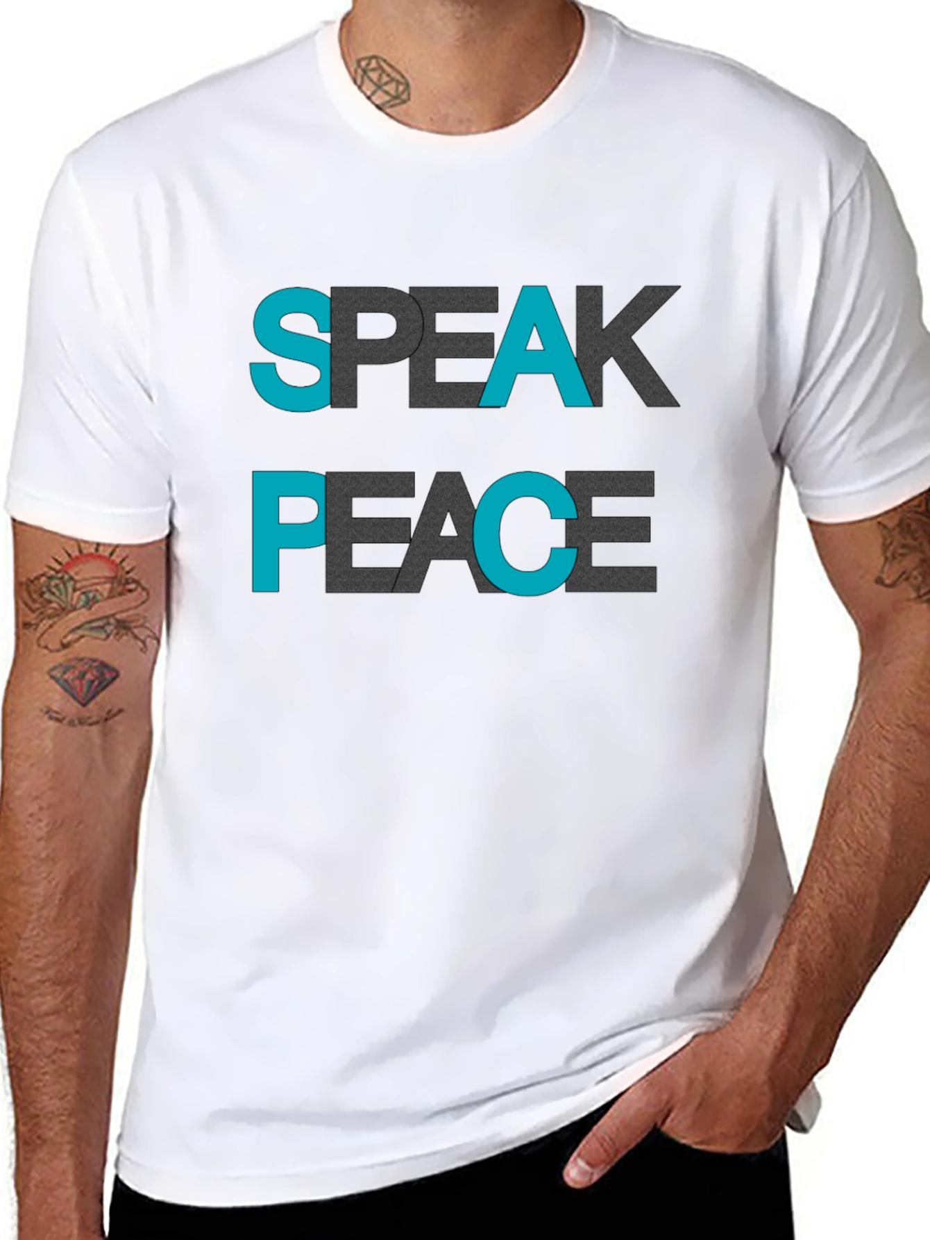 Speak Peace T-Shirt - Stylish and Comfortable