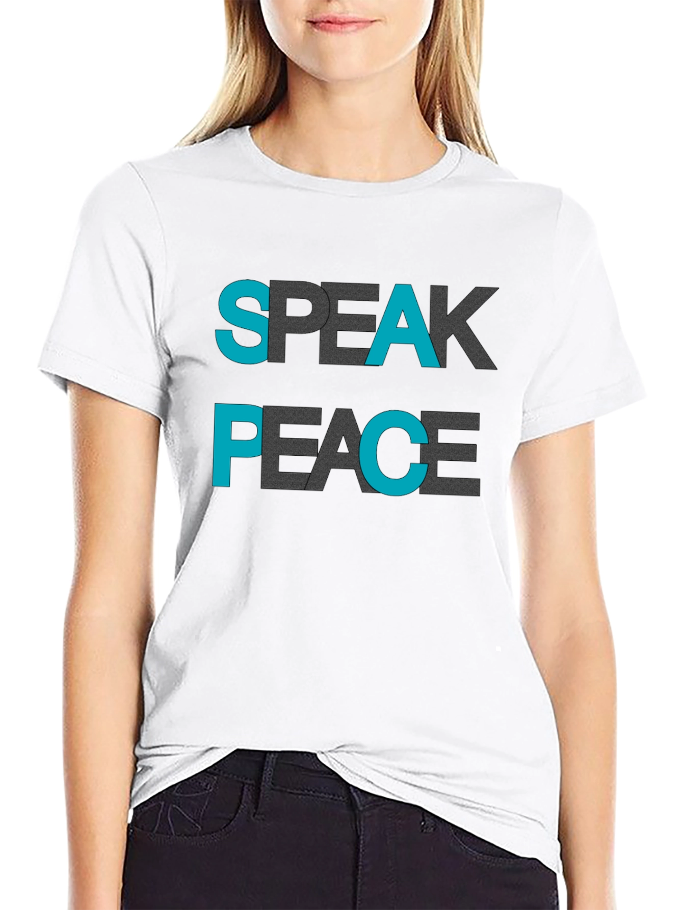 Speak Peace T-Shirt - Stylish and Comfortable