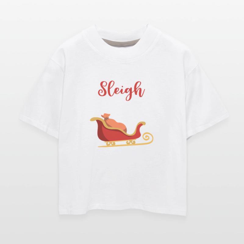 Sleigh all Day Funny Holiday Ugly Christmas Themed
