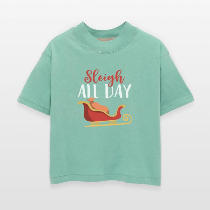 Sleigh all Day Funny Holiday Ugly Christmas Themed
