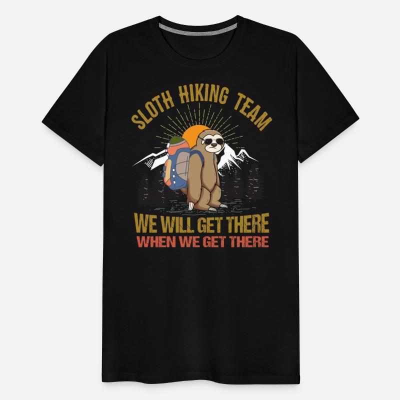 Sloth hiking team T-shirt