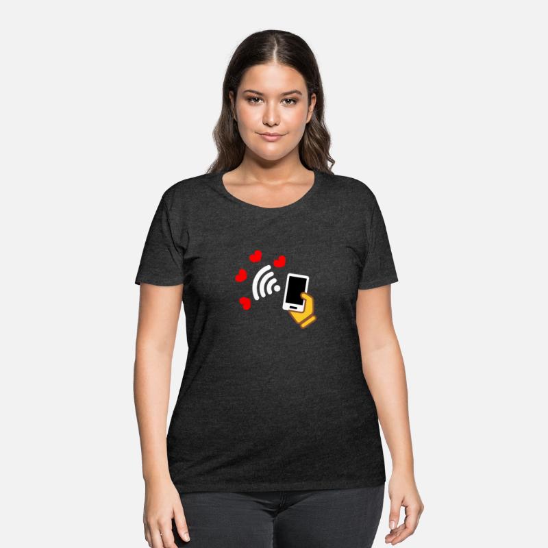 smartphone love look online love fibes with hearts