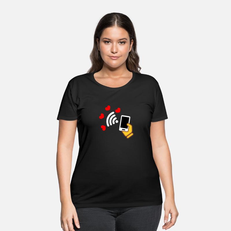 smartphone love look online love fibes with hearts