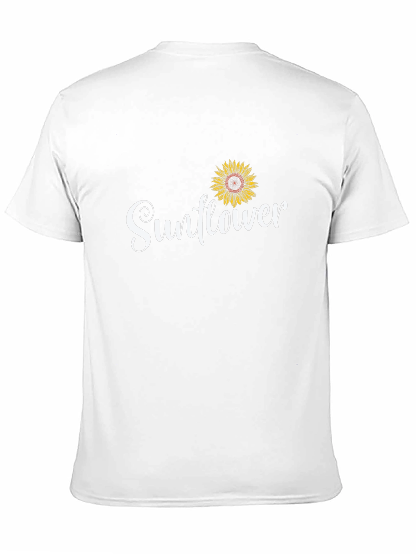 Sunflower Graphic Tee - Black Cotton Casual Shirt
