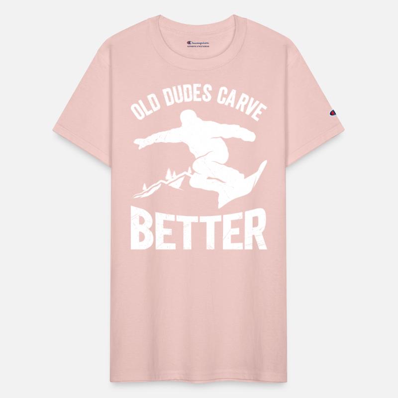 Snowboard Shirt Old Dudes Carve Better Grandpa