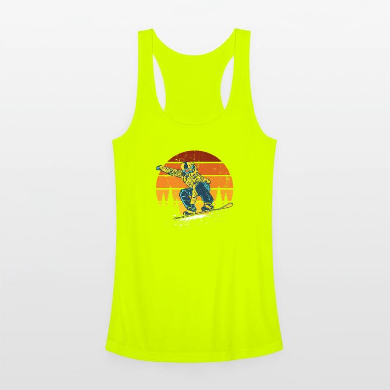 Snowboard Snowboarding Snowboarder Vintage Clothin
