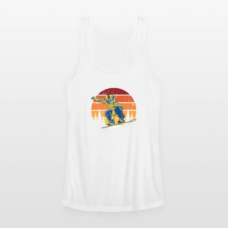 Snowboard Snowboarding Snowboarder Vintage Clothin