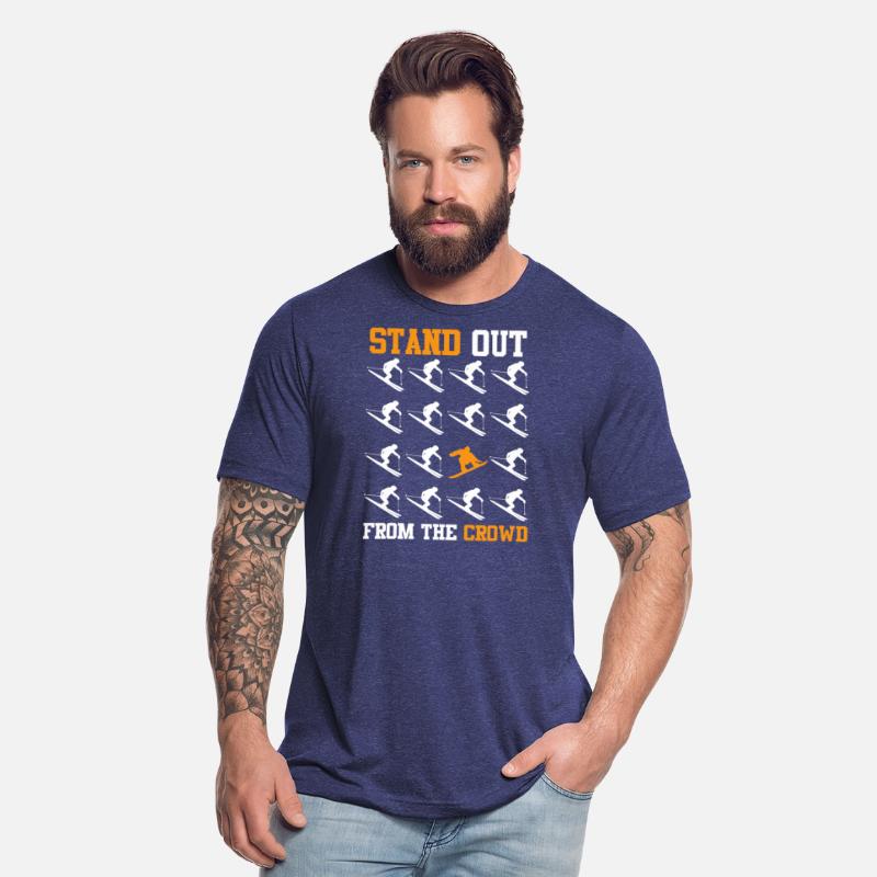 Snowboarder Freestyle Stand Out Snow Slope