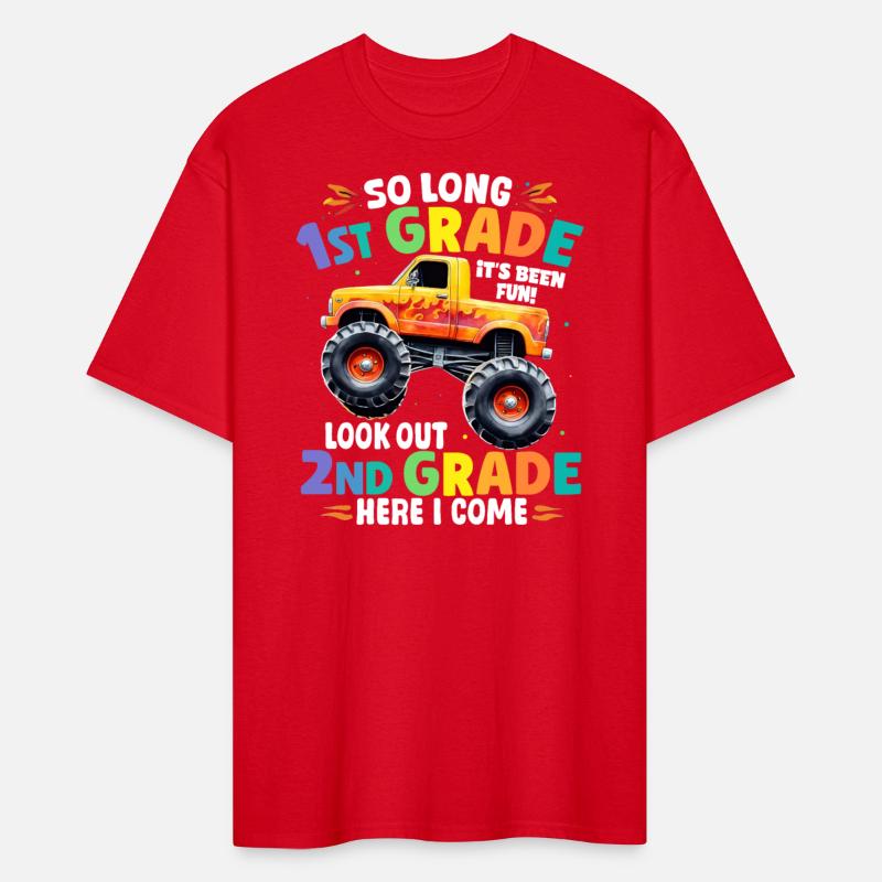 So Long 1st Grade Graduation Monster Truck