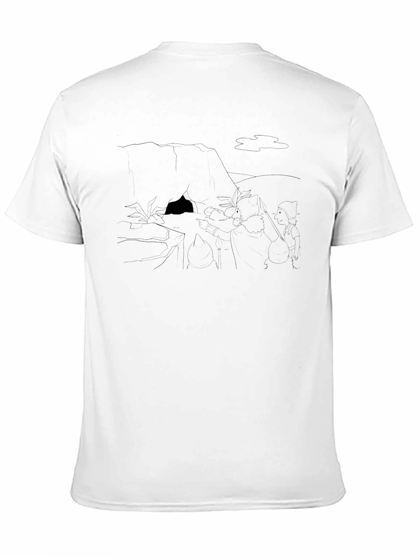 Black Graphic Print Tee - Adventure Ready