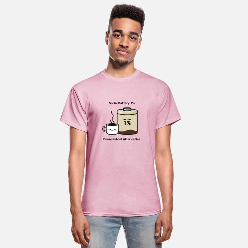 "Social Battery: 1% Please Reboot After Coffee"