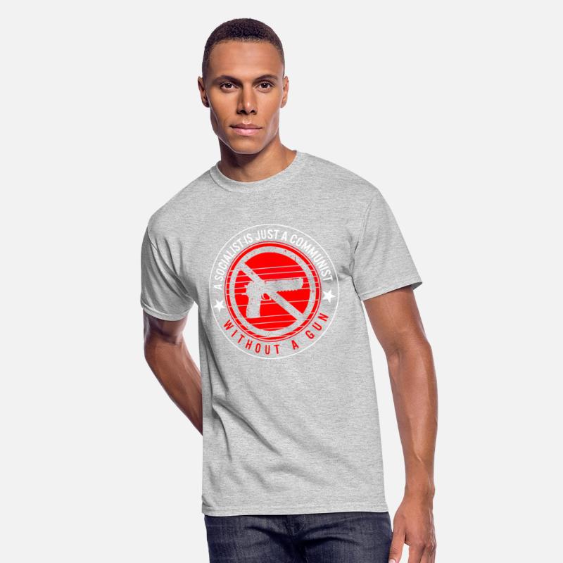Socialist Is Just A Communist Gun Shirt,