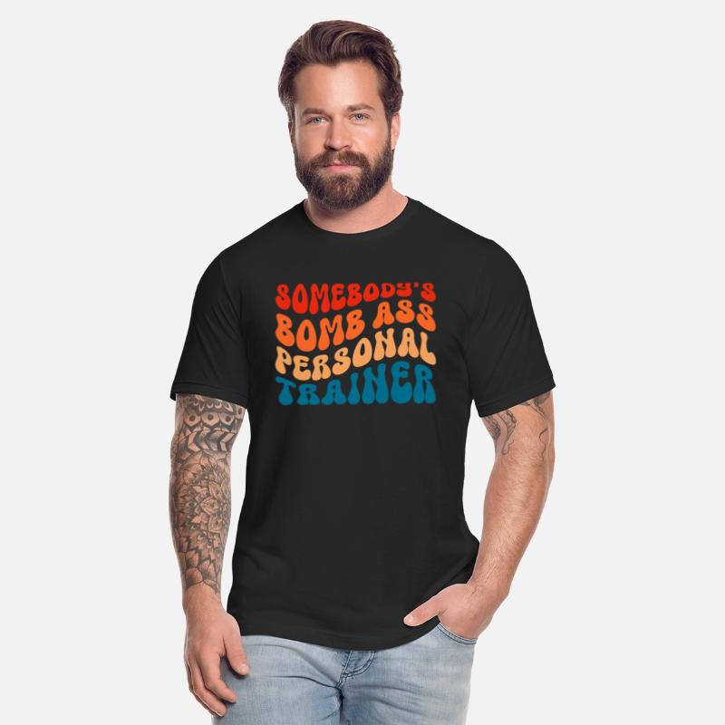Somebody's Bomb Ass Personal Trainer Groovy Retro