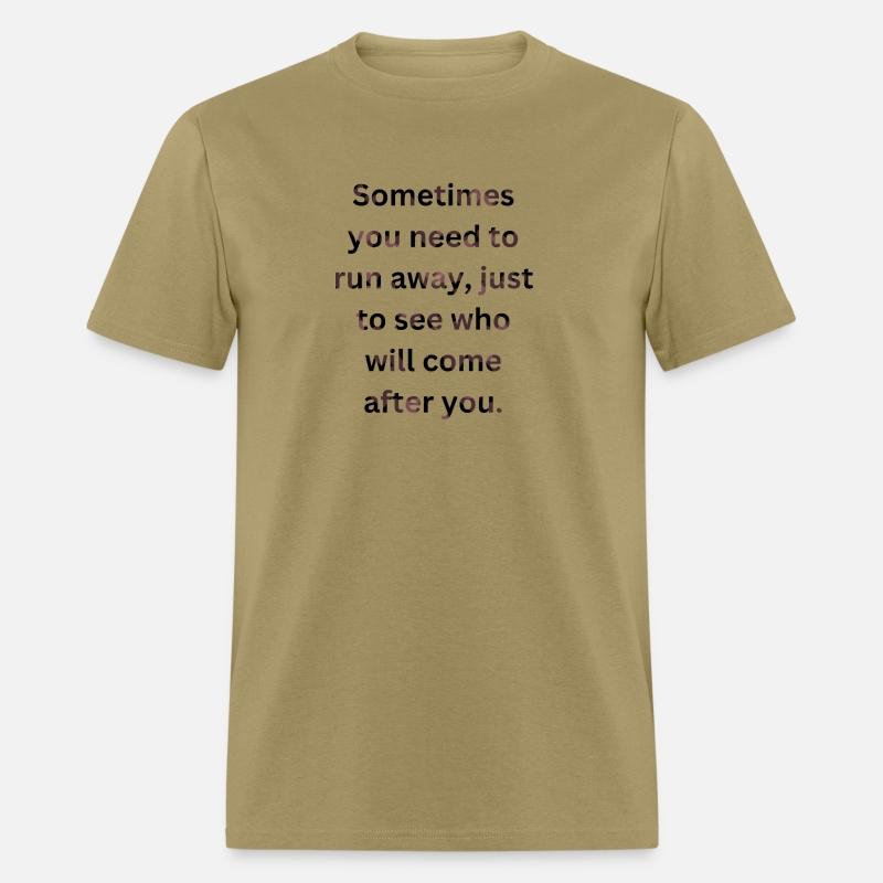 Sometimes you need to run away
