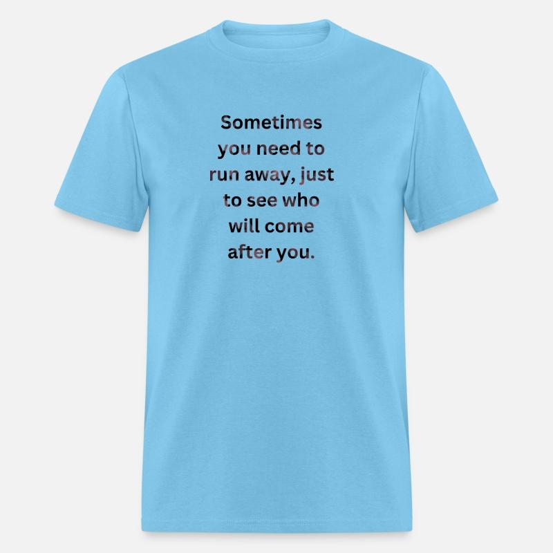 Sometimes you need to run away