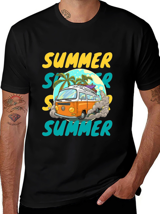 Summer Van T-Shirt - Beach Vibes