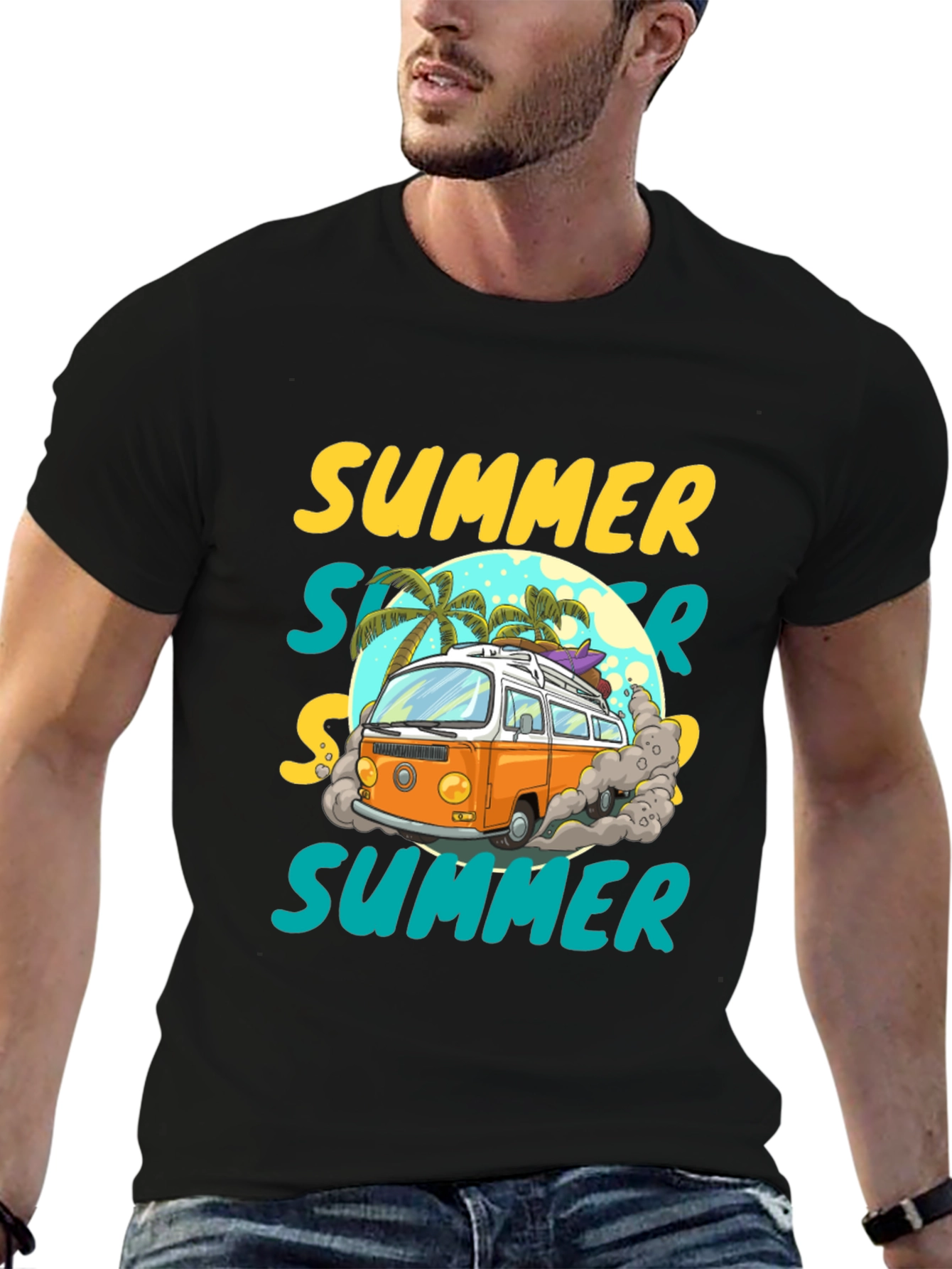 Summer Van T-Shirt - Beach Vibes