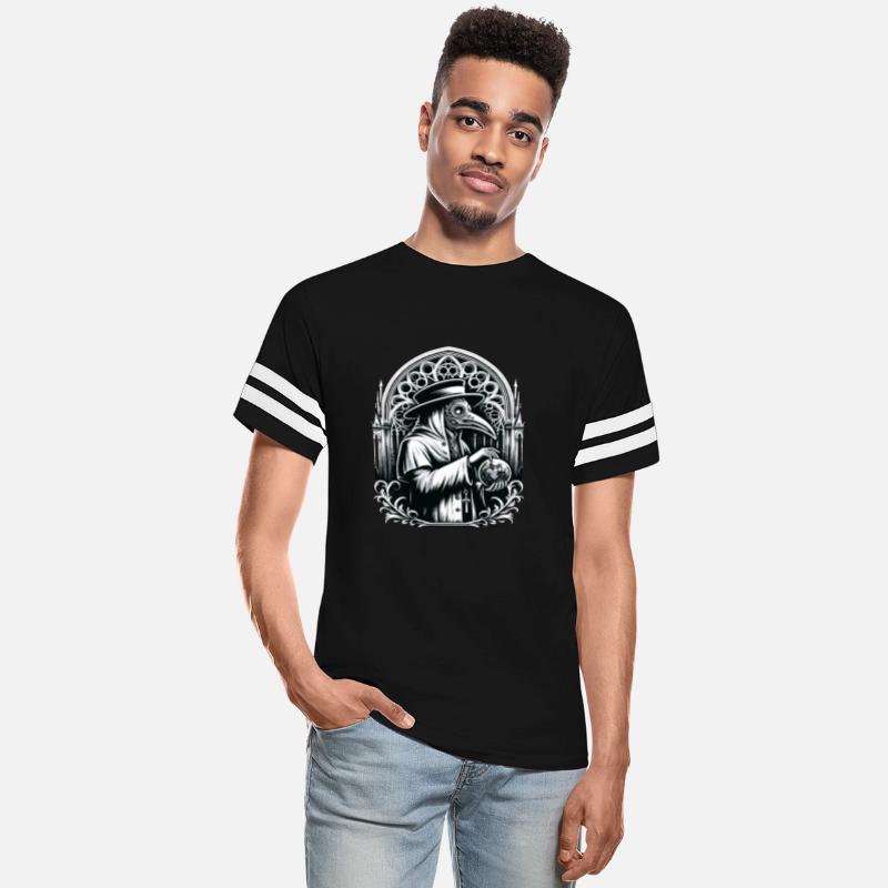 Spooky Halloween Horror Plague Doctor Black Death