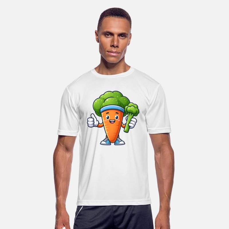 Sporty Carrot Thumbs Up for a Carrot Fan Fitness