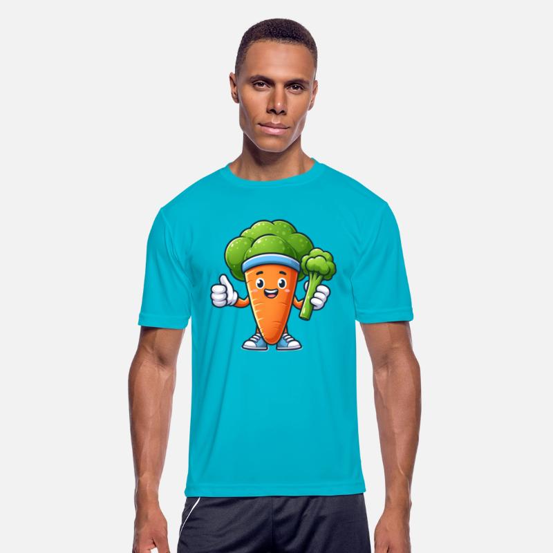 Sporty Carrot Thumbs Up for a Carrot Fan Fitness
