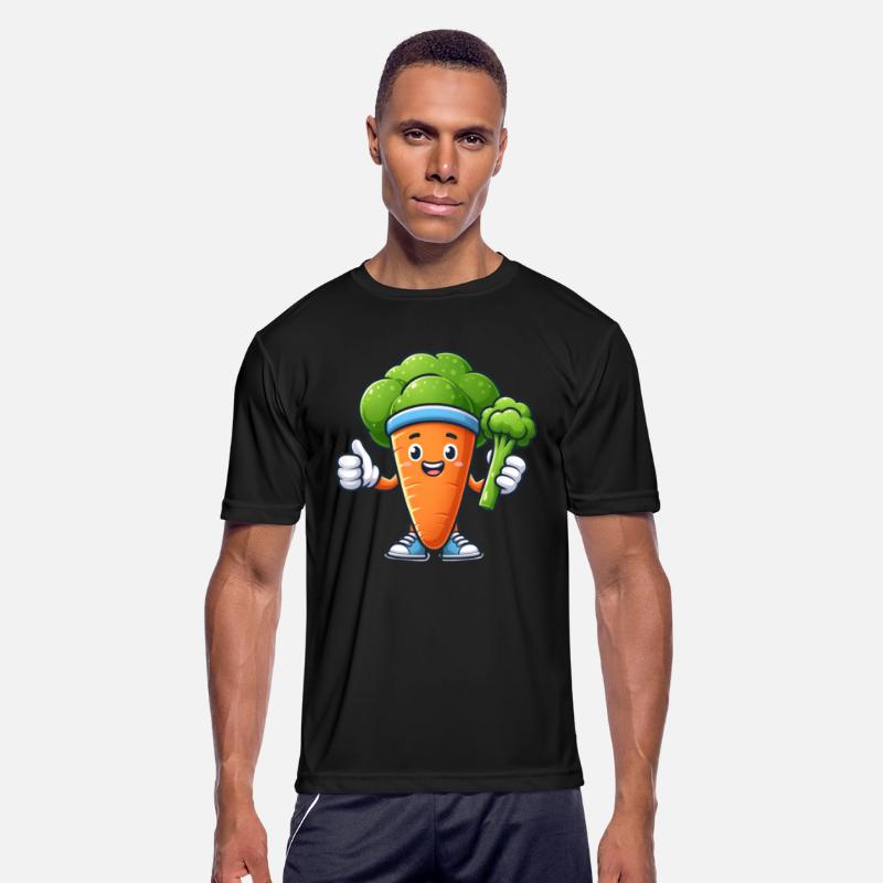 Sporty Carrot Thumbs Up for a Carrot Fan Fitness