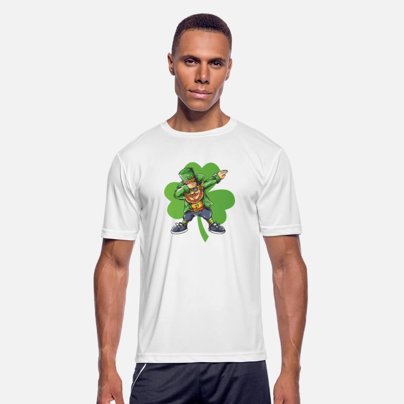 St Patricks Day Dabbing Leprechaun Funny Dab Dance