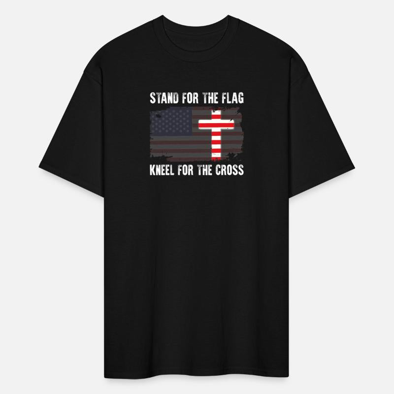 Stand For The Flag Kneel For The Cross US Patriots