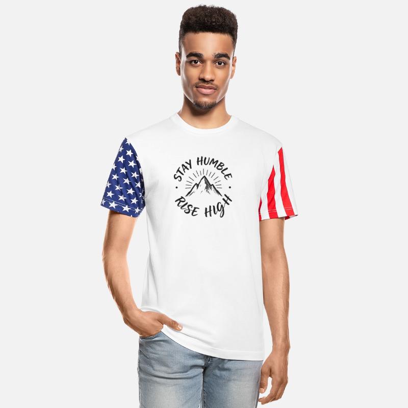 Stay Humble Rise High Mountain Design