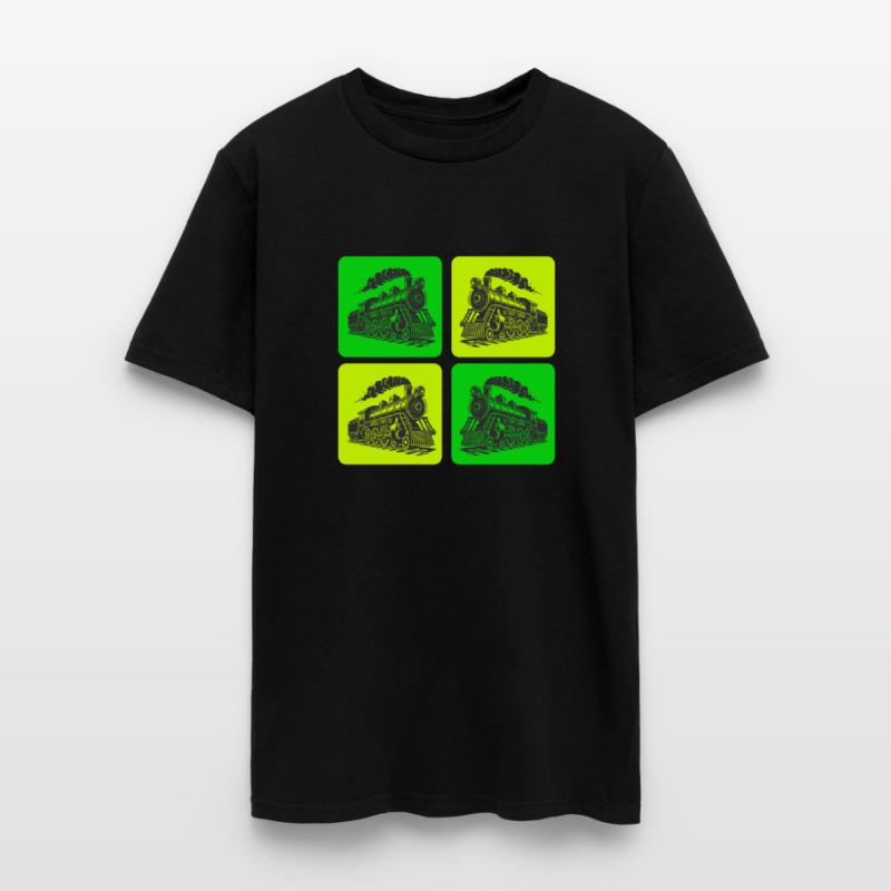 Steam Locomotive Retro Design