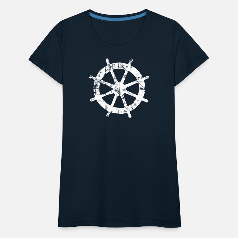 Steering Wheel (Antique White) Boat & Sail